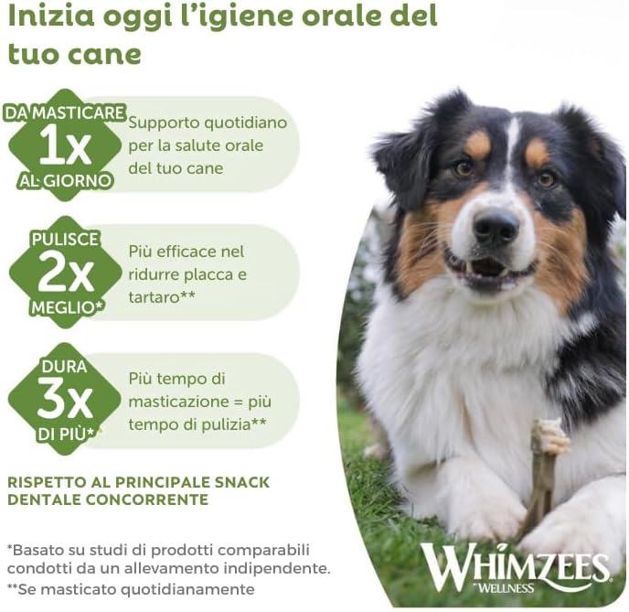Whimzees Puppy Dental Dog Treats - Stix M/L 14pcs