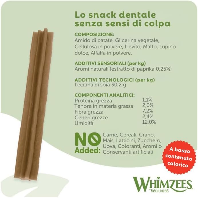 Whimzees Puppy Dental Dog Treats - Stix M/L 14pcs