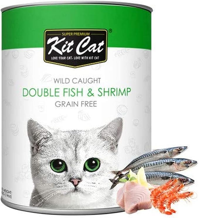 Kit Cat Wild Caught Double Fish & Shrimp 400grm