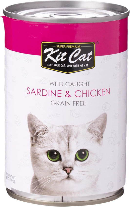 Kit Cat Wild Caught Sardine & Chicken 400grm