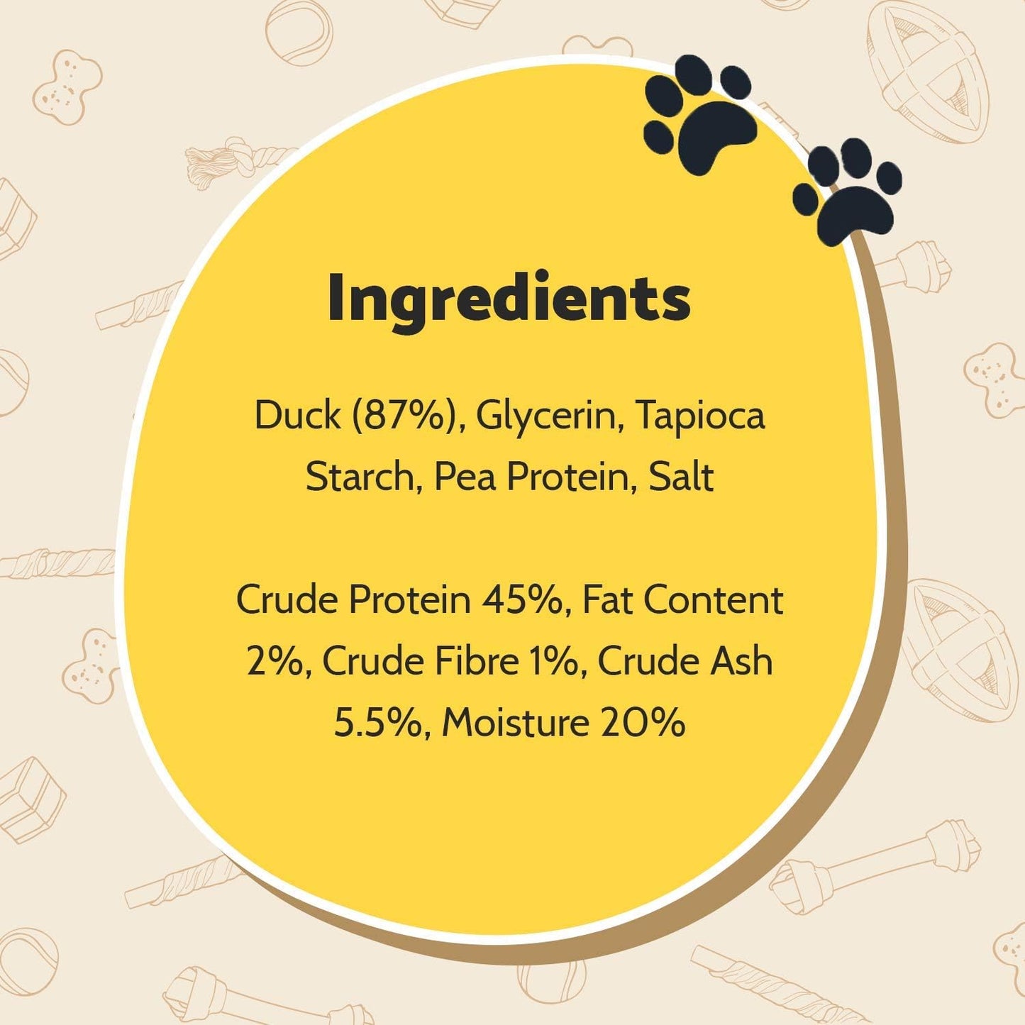 GOOD BOY Armitage Tender Duck Fillets, All-Natural & High-Protein Dog Treats, 80g