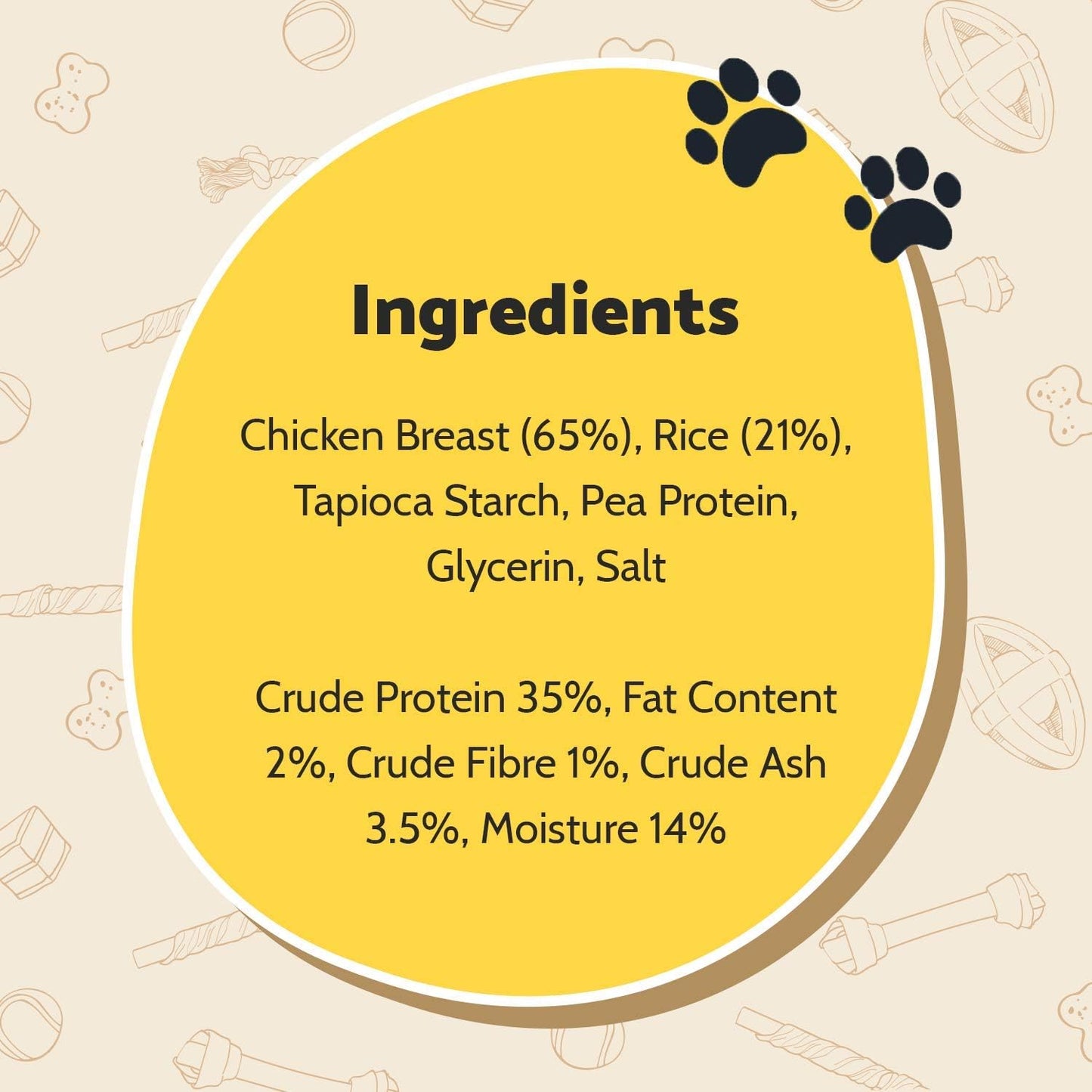 GOOD BOY Armitage Crunchy Chicken & Rice Bones Dog Treats 100g