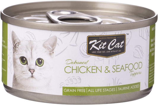 Kit Cat-tin- Chicken & Seafood Toppers 80g