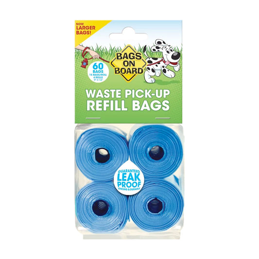 BOB Refill Bags - Blue 60 bags (4x15)