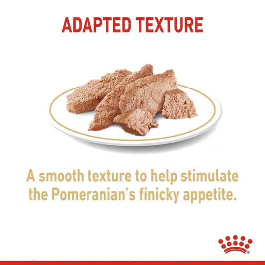 Royal Canin Breed Health Nutrition Pomeranian (Wet Food - Pouches) 12 x 85 g