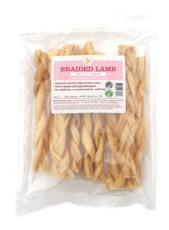 JR Pet Products Braided Lamb 100 g