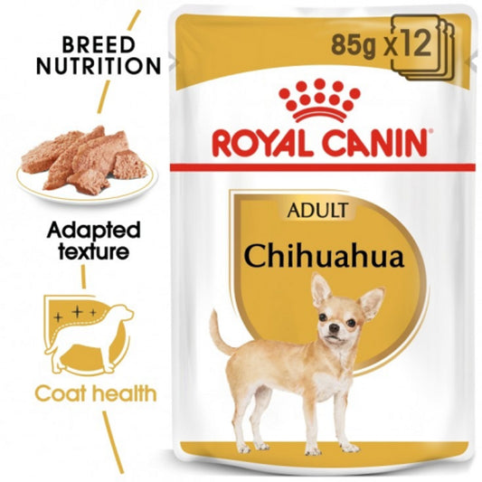 ROYAL CANIN BREED HEALTH NUTRITION CHIHUAHUA ADULT (WET FOOD - POUCHES)1X85g