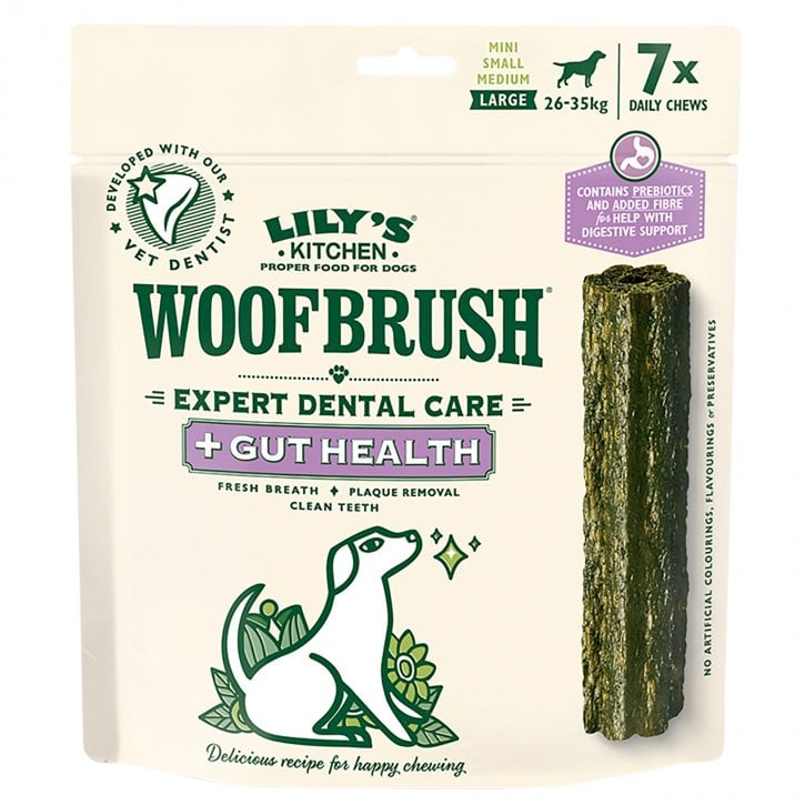 Lily's Kitchen Woofbrush Gut Health Dental Chew Multipack