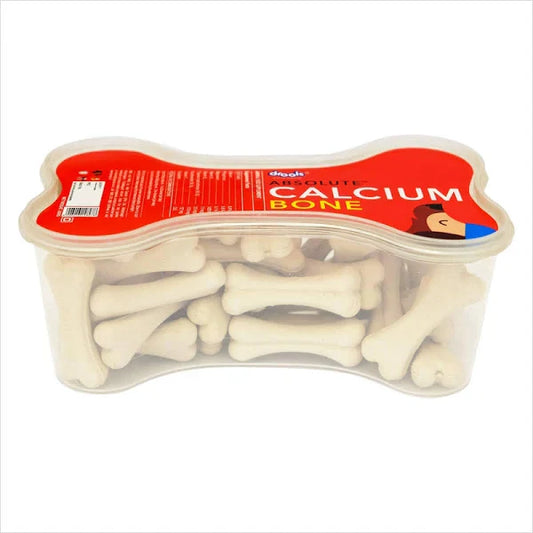 Drools Absolute Calcium Bone Jar - Dog Supplement Treat - 20 Pieces - 300G