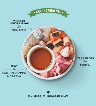 Lily's Kitchen Tasty Cuts Ocean Fish Wet Cat Food (85g)
