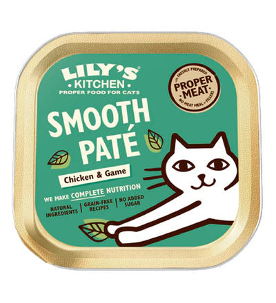 Lily's Kitchen Chicken & Game Paté Wet Cat Food (85g)