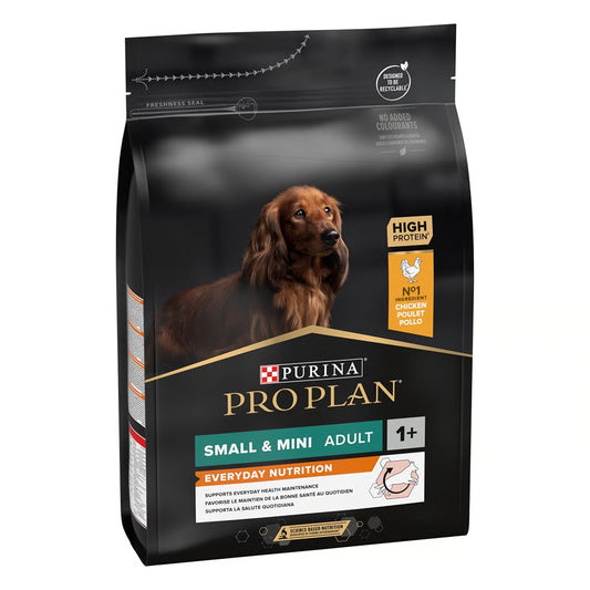 Purina Pro Plan Everyday Nutrition Small and Mini Adult, Dry Dog food with Chicken, 3 kg