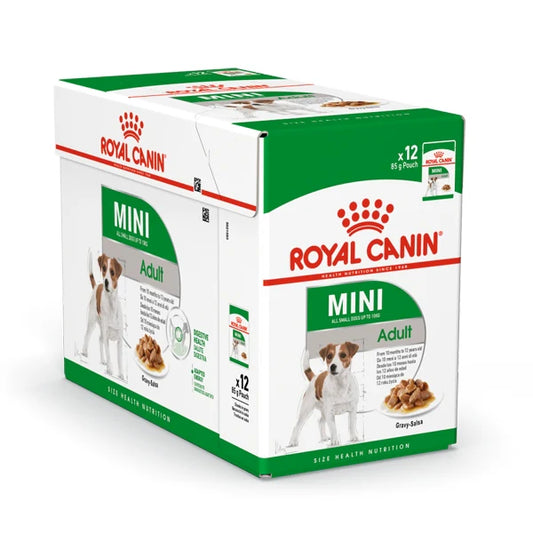 Royal Canin Size Health Nutrition Mini Adult (WET FOOD - Pouches) 12 x 85g