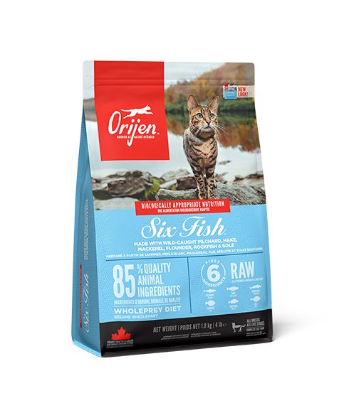 Orijen Six Fish Dry Cat Food - 340g