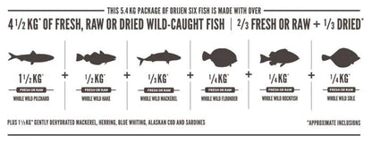 Orijen Six Fish Dry Cat Food - 340g