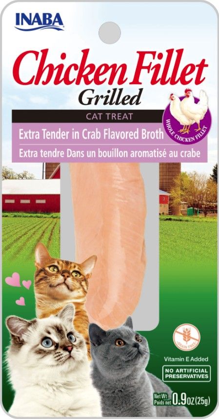 INABA CHICKEN EXTRA TENDER IN CRAB BROTH 25 g /per Pc