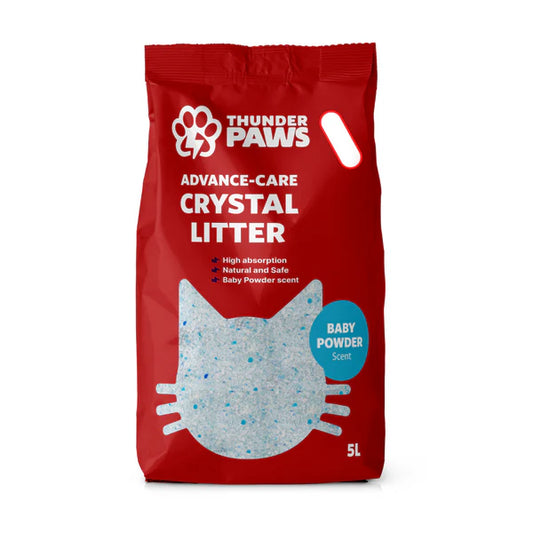 Thunder Paws Advance Care Non-Clumping Crystal Cat Litter 5L