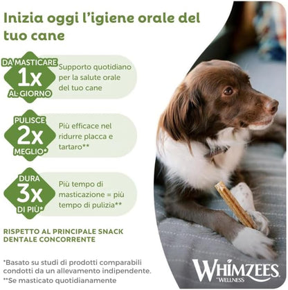 Whimzees Natural Grain Free Dental Dog Treats, Stix Extra Small, 56Pcs, 420g