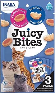 INABA Juicy Bites Tuna & Chicken Flavor 33,9g /3 pouches per pack