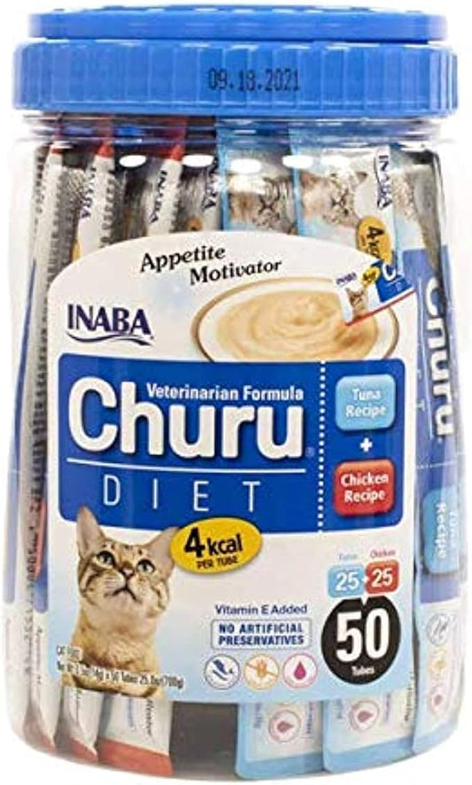 INABA CHURU DIET 700g/50 sticks per box