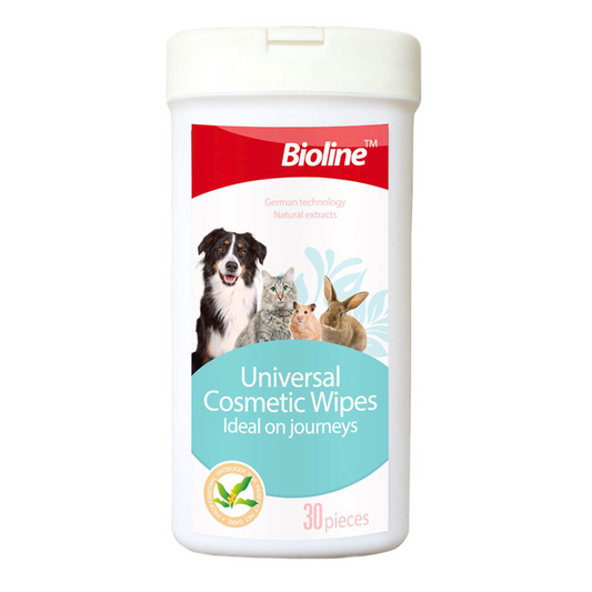 Bioline Universal Cosmetic Wipes 30Pcs [Count - 30, Dimension - 18 x 9.5 4.5cm]