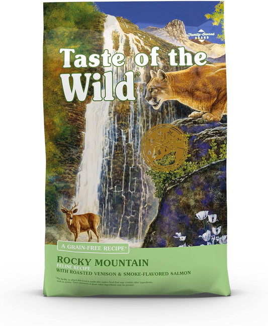 Taste of the Wild Rocky Mountain Feline Recipe with Roasted Venison & Smoked Salmon 2.27kg (CAT)