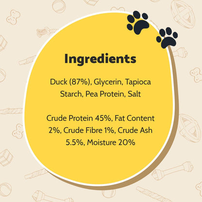 GOOD BOY  Armitage Tender Duck Fillets, All-Natural & High-Protein Dog Treats, 80g