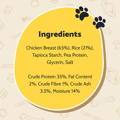 GOOD BOY Armitage Crunchy Chicken & Rice Bones Dog Treats 100g