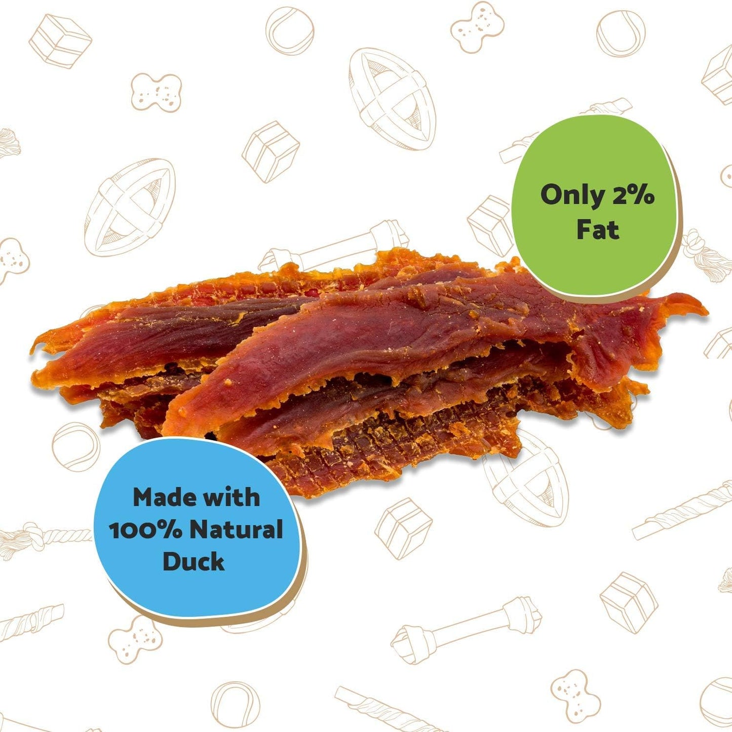 GOOD BOY  Armitage Tender Duck Fillets, All-Natural & High-Protein Dog Treats, 80g