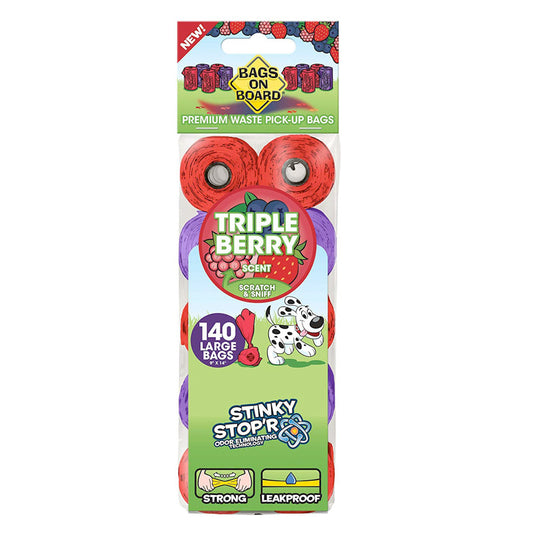 Bags on board Refill Bags – Triple Berry 140 bags ( 10 x 14 )