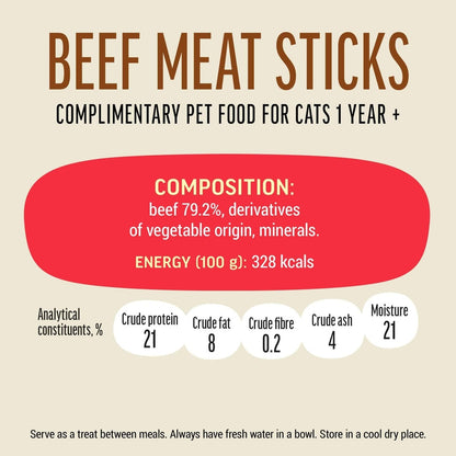 Cat Fest Meat Sticks Beef For Cat - 45g