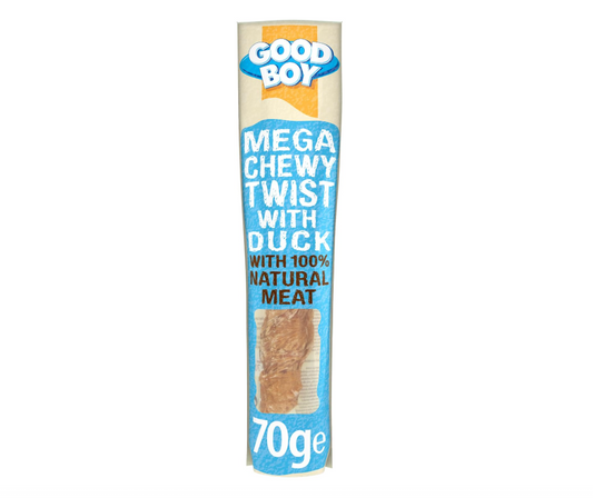 GOOD BOY Armitage  Mega Chewy Twist with Duck