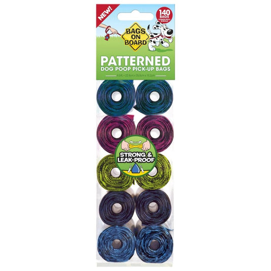 Bags on board Patterned 140bags (10-Rolls)