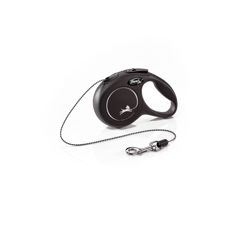 Flexi New Classic Cord Black, XSmall, 3 m