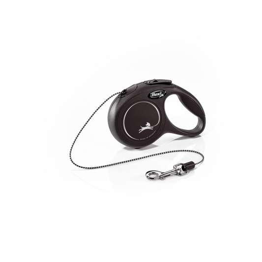Flexi New Classic Cord Black, XSmall, 3 m