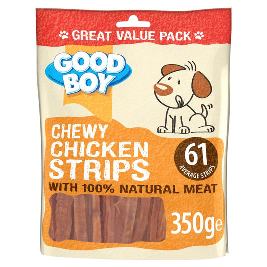Goodboy Chewy Chicken Strips Value Pack 350 g