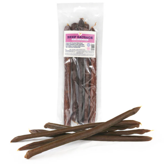 JR Pet Products British Premium Beef Sausage 5/pk