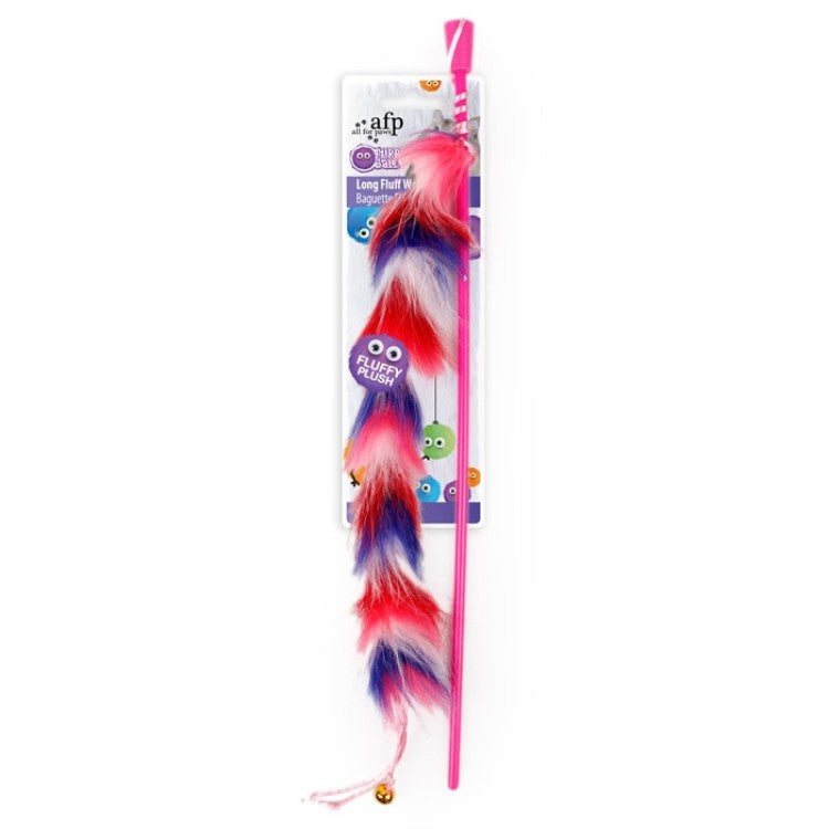 All For Paws Long Fluff Wand - Red