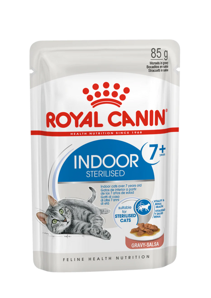 Royal Canin Feline Health Nutrition Indoor 7 (WET FOOD - Pouche) 85g