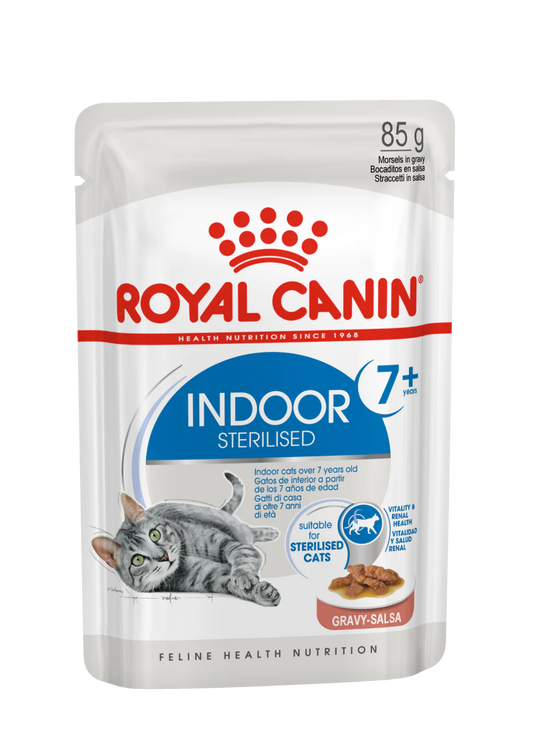 Royal Canin Feline Health Nutrition Indoor 7 (WET FOOD - Pouche) 85g