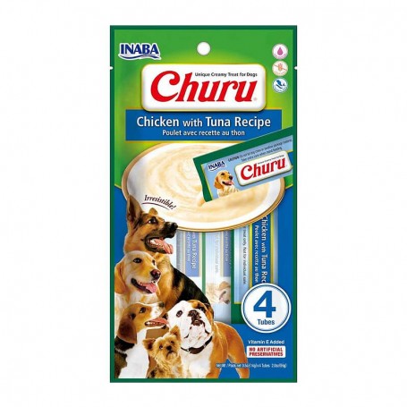 INABA Churu chicken with tuna recipe 56g/4 sticks per pack