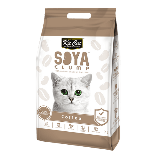 Kit Cat SoyaClump Soyabean Litter Coffee 7L