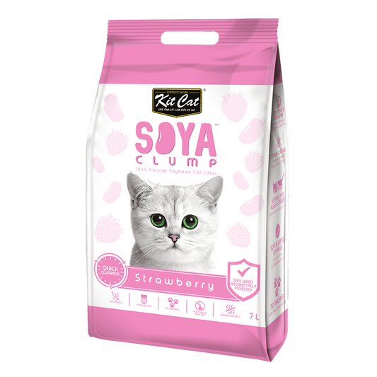 Kit Cat SoyaClump Soybean Litter Strawberry 7L