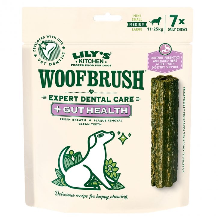Lily's Kitchen Woofbrush Gut Health Dental Chew Multipack