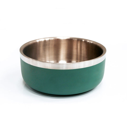 Saluki Stainless Steel Double Wall Dog Bowls - 1200 ML, Assorted Colors