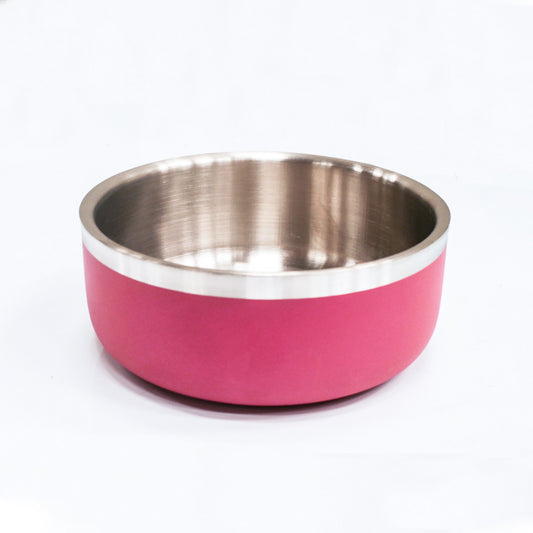 Saluki Stainless Steel Double Wall Dog Bowls 2200 ML, Assorted Colors