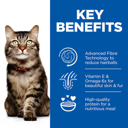 Hill’s Science Plan Hairball & Perfect Coat Adult Dry Cat Food with Chicken 1.5kg
