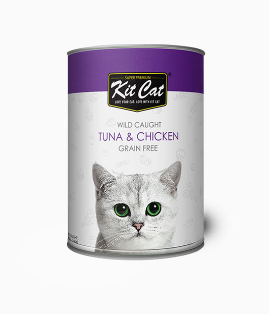 Kit Cat Wild Caught Tuna & Chicken 400grm