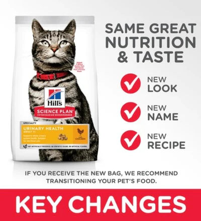 Hill’s Science Plan Urinary Health Adult Cat Food with Chicken