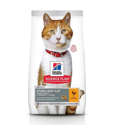 Hill’s Science Plan Sterilised Cat Adult Food With Chicken 1.5KG